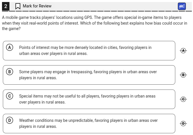 Computing Bias Question 2
