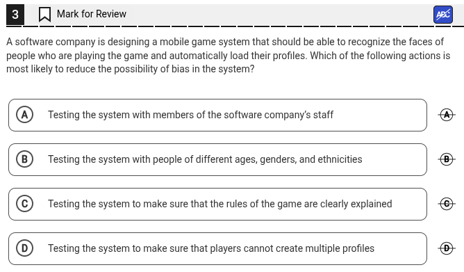 Computing Bias Question 3